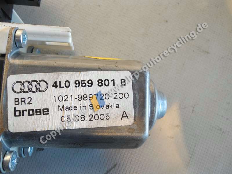 Audi Q7 Bj.2006 original Motor Fensterheber vorn links 4L0959801B